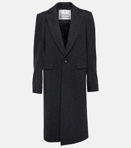 Manteau rayé en laine mélangée - Vivienne Westwood - Modalova