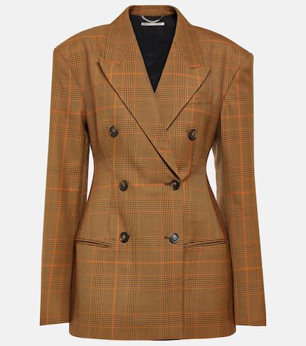 Blazer en laine à carreaux - Stella McCartney - Modalova