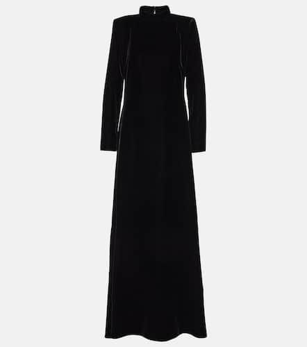 Robe longue en velours - Oscar de la Renta - Modalova