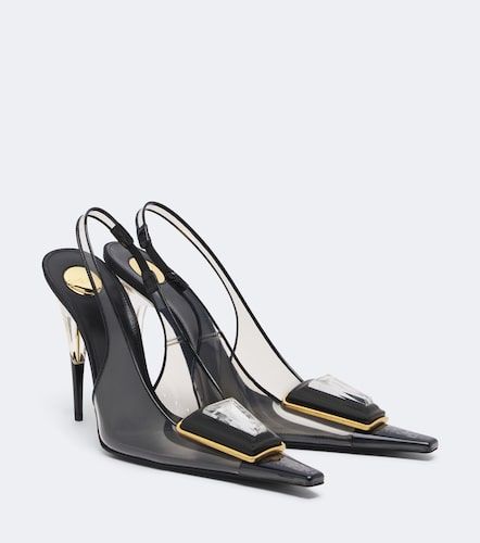Escarpins slingback Sibyl à ornements - Saint Laurent - Modalova