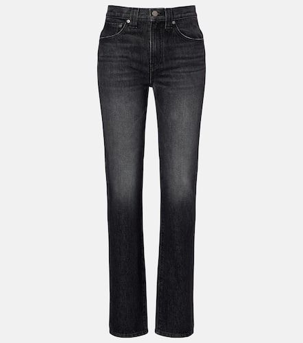 Jean straight Farley à taille mi-haute - Khaite - Modalova