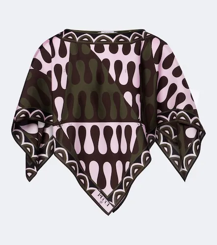 Top asymétrique Leocorno en soie - Pucci - Modalova
