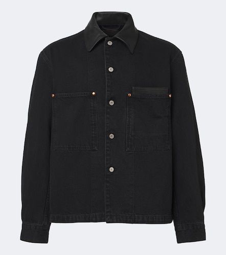 Lemaire Surchemise en denim et cuir - Lemaire - Modalova