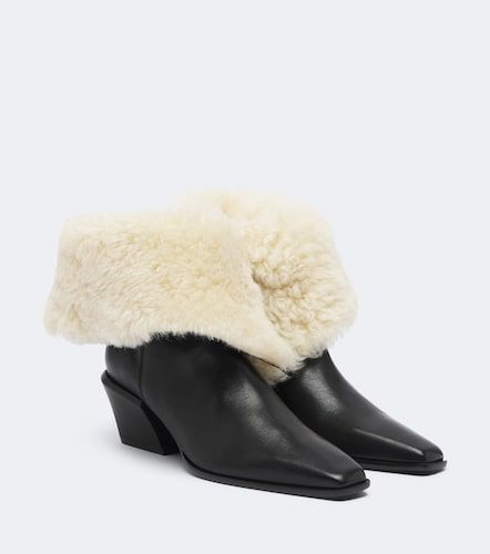 Bottines Bettina en cuir et shearling - Paris Texas - Modalova