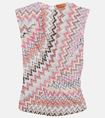 Missoni Top Zig Zag métallisé - Missoni - Modalova