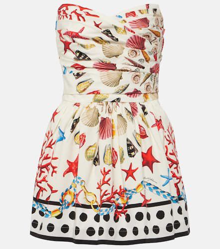 Robe Capri imprimée en coton mélangé - Dolce&Gabbana - Modalova