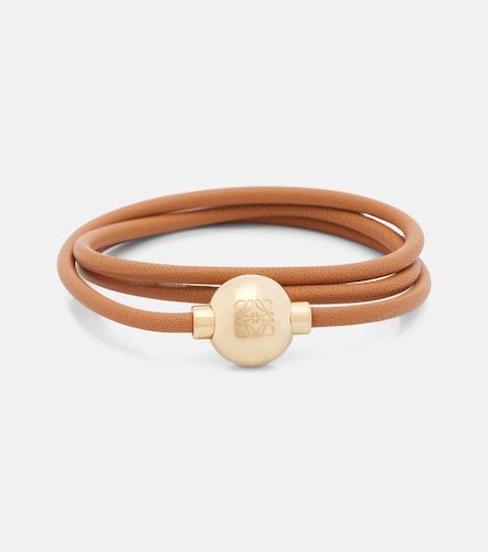 Bracelet Anagram en cuir à ornements - Loewe - Modalova