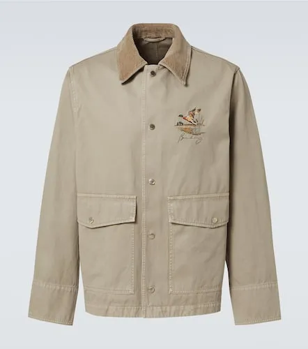 Burberry Veste brodée en coton - Burberry - Modalova