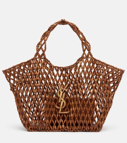 Cabas Icare Cassandre Medium en perles de bois - Saint Laurent - Modalova
