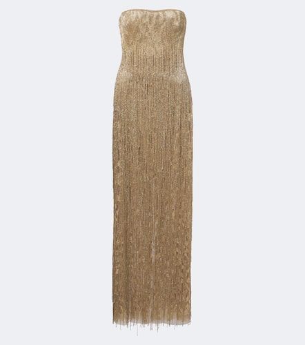 Robe longue bustier à ornements - Marmar Halim - Modalova