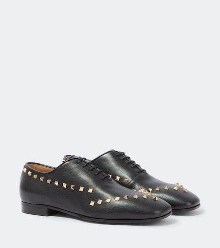 Richelieus Rockstud en cuir - Valentino Garavani - Modalova