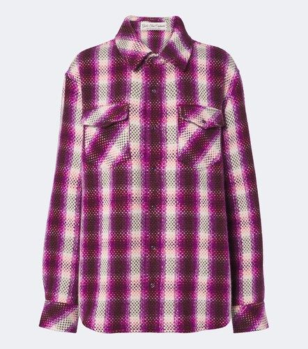 Chemise Frontier en cachemire et améthyste - God's True Cashmere - Modalova