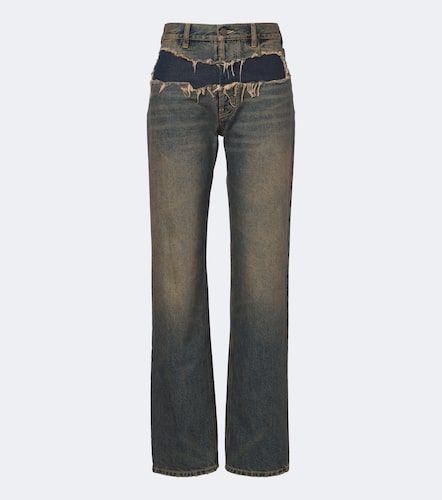 Jean straight en denim déchiré - Maison Margiela - Modalova
