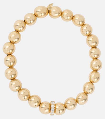 Bracelet Cocktail en or 14 ct, perles et diamants - Sydney Evan - Modalova