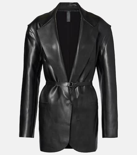 Blazer oversize en cuir synthétique - Norma Kamali - Modalova