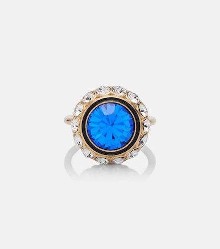 Bague VLogo à cristaux - Valentino Garavani - Modalova
