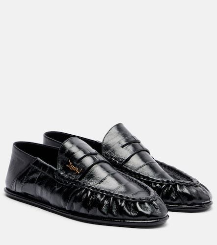 Mocassins en cuir verni - Saint Laurent - Modalova