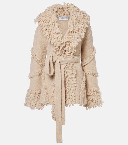 Cardigan en laine et cachemire mélangés à franges - The Attico - Modalova