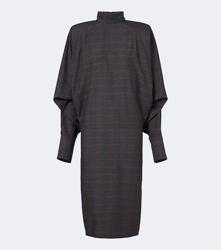 Mugler Robe midi à carreaux - Mugler - Modalova