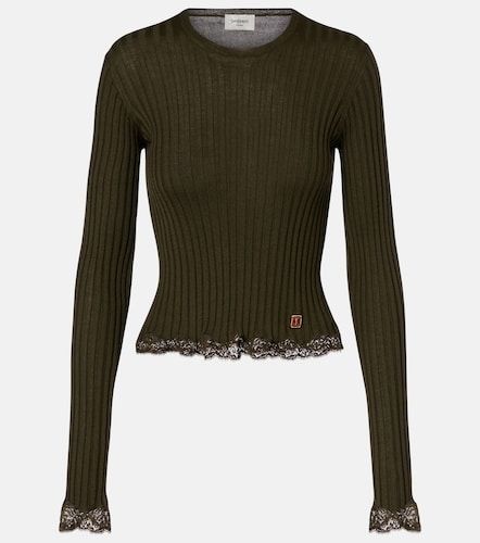 Top en laine, cachemire et soie - Saint Laurent - Modalova
