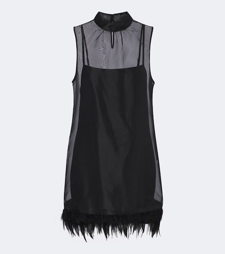 Staud Robe Albee en soie à plumes - Staud - Modalova