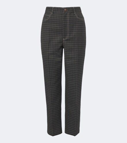 Pantalon droit à carreaux - Acne Studios - Modalova