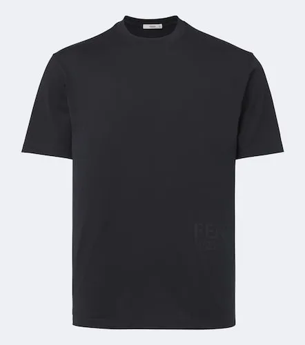 Fendi T-shirt en coton à logo - Fendi - Modalova