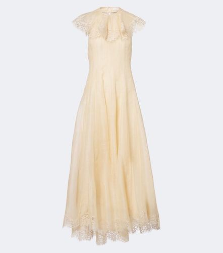 Robe de cocktail Ascent Flutter en lin et soie - Zimmermann - Modalova