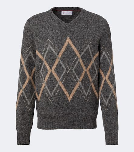 Pull en alpaga, cachemire et laine mélangés - Brunello Cucinelli - Modalova