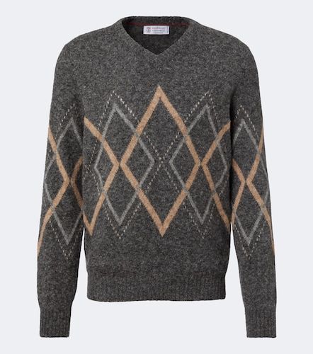 Pull en alpaga, cachemire et laine mélangés - Brunello Cucinelli - Modalova