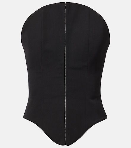 McQueen Top corset en laine - McQueen - Modalova