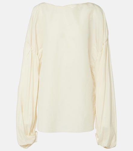 Khaite Top Quico en soie et coton - Khaite - Modalova