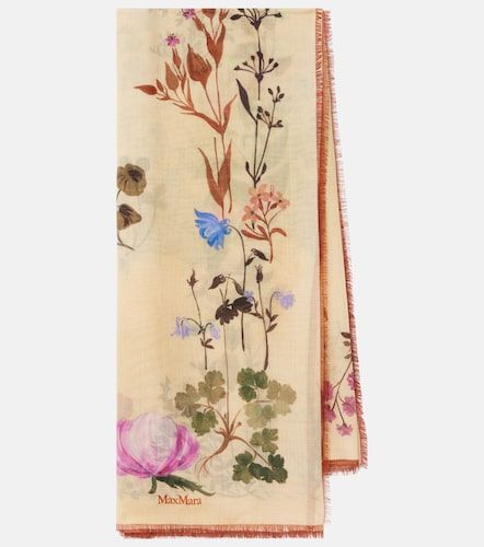 Foulard en laine et soie à imprimé - Max Mara - Modalova