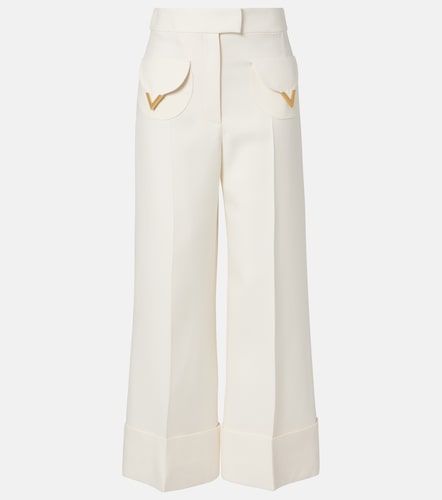 Pantalon ample en Crêpe Couture - Valentino Garavani - Modalova