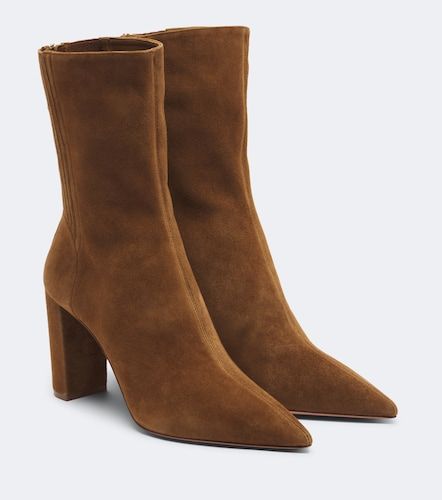 Bottines Saint Honoré en daim - Aquazzura - Modalova