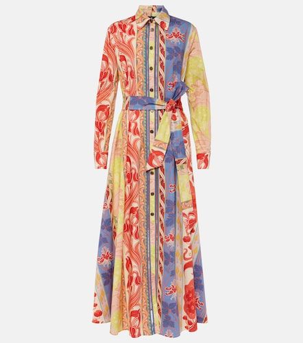 Robe chemise en coton mélangé à imprimé - Etro - Modalova