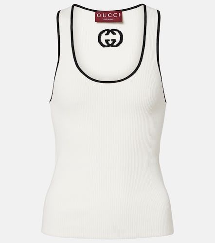 Gucci Top en coton mélangé - Gucci - Modalova