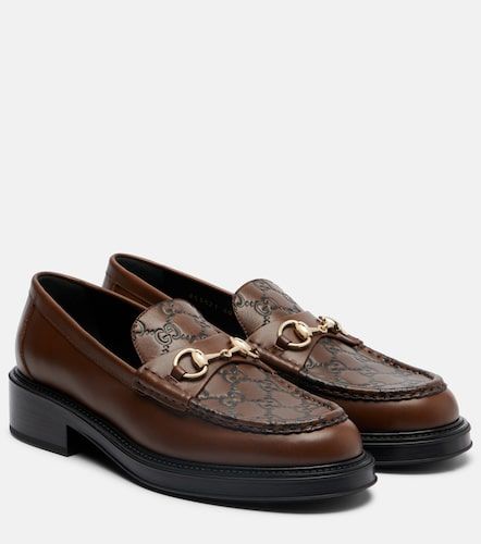 Mocassins Horsebit GG en cuir - Gucci - Modalova