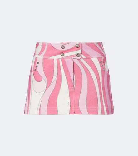Mini-jupe Marmo en coton mélangé - Pucci - Modalova