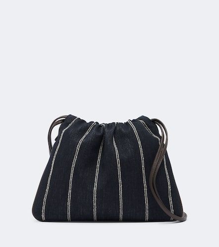 Sac à bandoulière Monili en toile - Brunello Cucinelli - Modalova