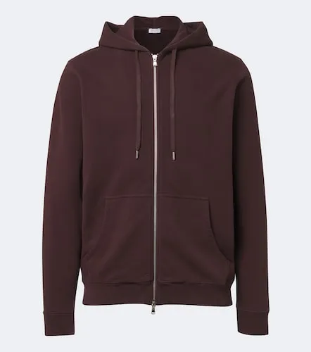 Sweat-shirt à capuche Loopback en coton - Sunspel - Modalova
