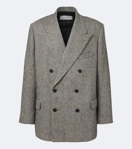 Blazer en laine à carreaux - Dries Van Noten - Modalova