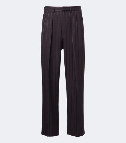 Pantalon droit rayé en jacquard - Tom Ford - Modalova