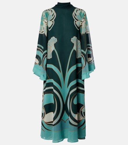 Robe midi Magnifico en soie à imprimé - La DoubleJ - Modalova