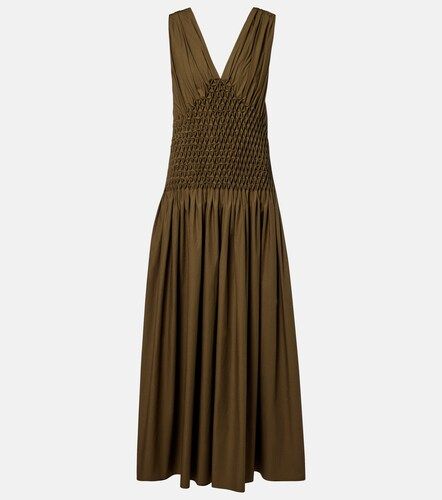 Robe longue Nola en popeline de coton - Khaite - Modalova