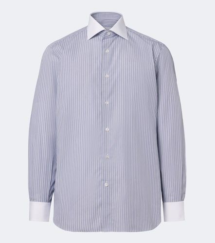 Chemise William rayée en popeline de coton - Brioni - Modalova