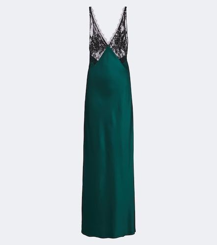 Robe longue en satin de soie à sequins - The Sei - Modalova