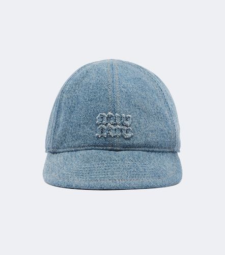 Miu Miu Casquette en denim - Miu Miu - Modalova