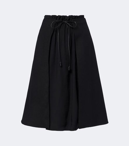 Moncler Jupe midi en laine vierge - Moncler - Modalova