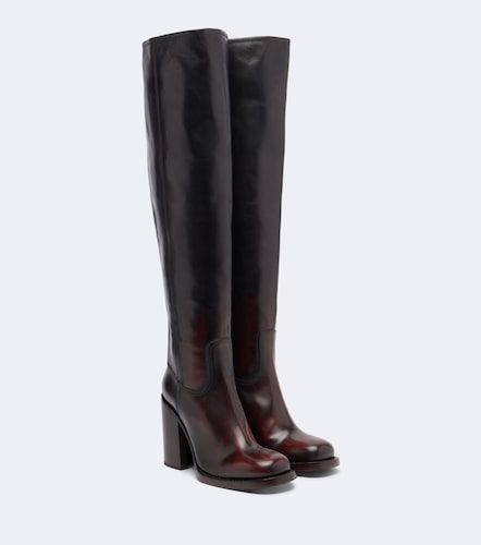 Dries Van Noten Cuissardes en cuir - Dries Van Noten - Modalova